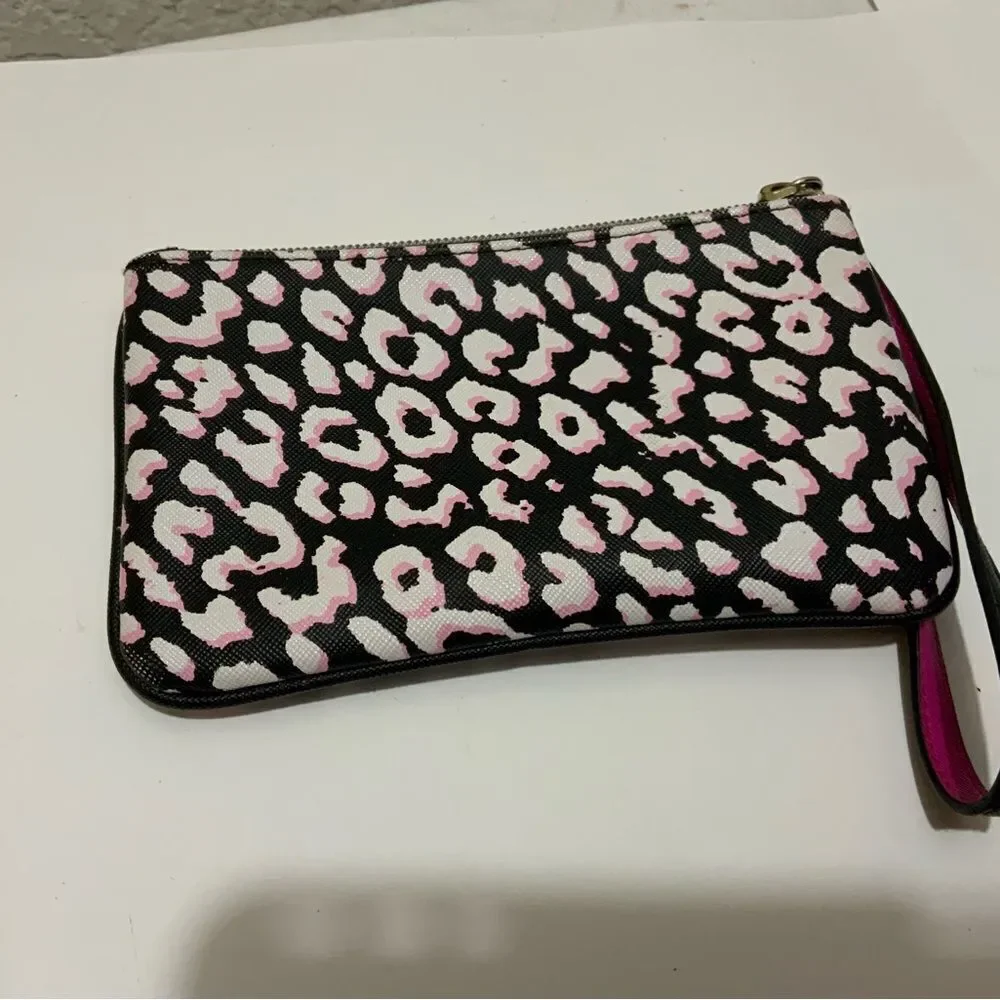 New Victoria’s Secret leopard Mini Cosmetics/ Coin Bag
